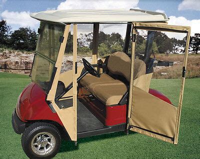 DOORWORKS EZGO RXV TOAST SUNBRELLA GOLF CART ENCLOSURE HINGED DOORS | eBay