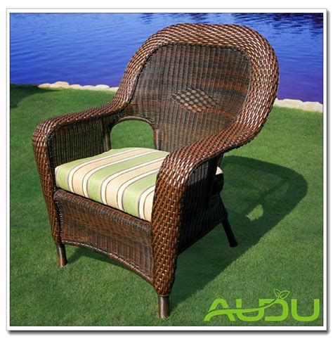 Audu Hot Sale Outdoor Pe Rattan Chair Garden Wicker Dining Furniture Dining Sets Table And Chair ...