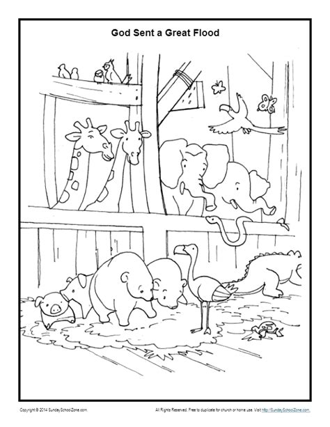 50 Coloring Pages Of Noah's Ark Animals Free - Coloring Pages Printable