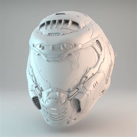 Doom Eternal Slayer Helmet 3D model 3D printable | CGTrader