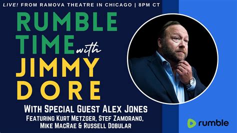 Rumble Time Live Panel Show w/ Jimmy Dore & Special Guest Alex Jones! – Jimmy Dore's Official ...