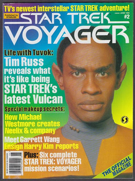 Star Trek Voyager Official Magazine #2 Tim Russ Tuvok