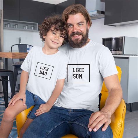 Like Son Like Father Matching T-Shirts | Jopokart