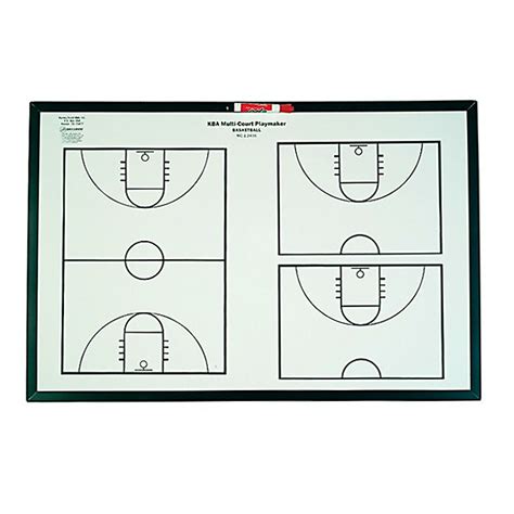 Basketball Court Stencil