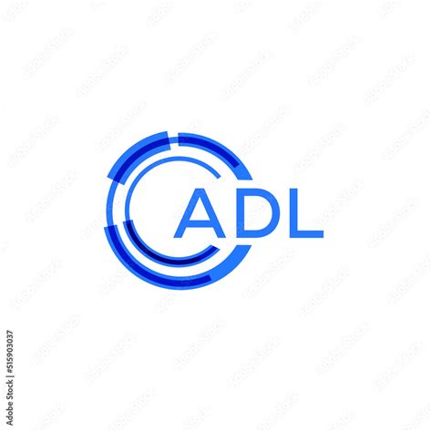 ADL letter technology logo design.ADL creative initials monogram vector ...