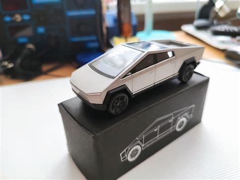 Tesla Cybertruck Metal Model Toy - Etsy