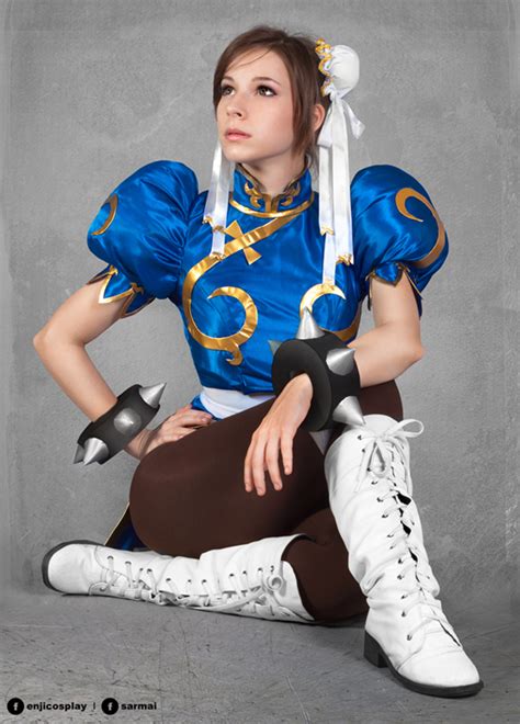 Chun Li cosplay III. by EnjiNight on DeviantArt