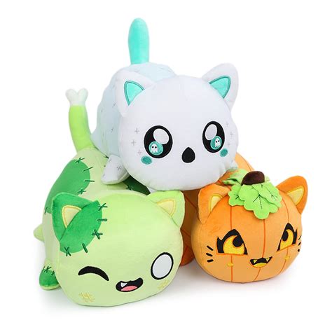 JICHI Meemeows Cat Plushies Anime Plushies Cute Cat Plush Toy Cat ...