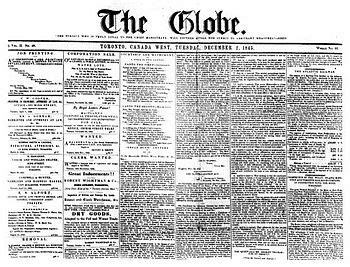 The Globe (Toronto newspaper) - Wikipedia