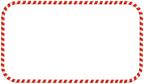 Candy cane Christmas Picture Frames Clip art - transparent frame png ...