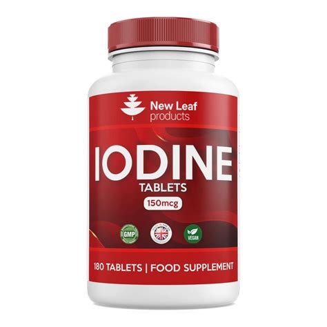 Iodine Thyroid Support Tablets 6 Month Supply | Shop Today. Get it ...