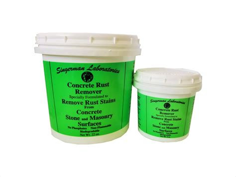 Rust Remover for Concrete SAMPLE SIZE — Singerman Laboratories