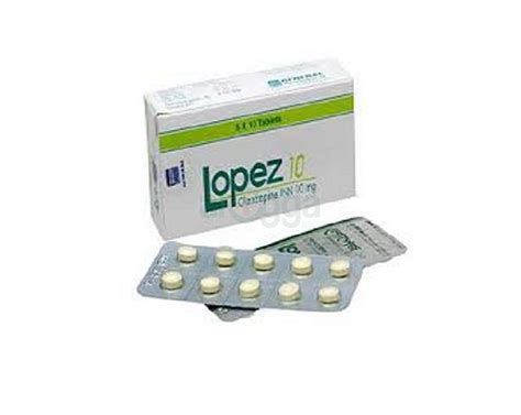 Lopez 10 Tablet 10mg - medicine - Arogga - Online Pharmacy of Bangladesh