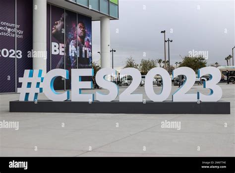 Las Vegas, NV, USA. 5th Jan, 2023. A CES sign welcomes visitors to the ...