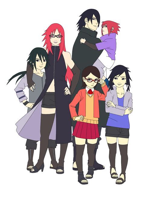 Family Uchiha Next Gen Color by SunakiSabakuno on DeviantArt