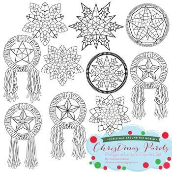 Parol Star Coloring Sheet - kidsworksheetfun