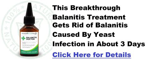 Best Balanitis Yeast Infection Treatment? Use This Treatment