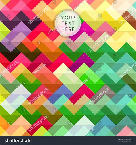 Colorful Zigzag Pattern Background Stock Vector (Royalty Free ...