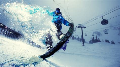 Wallpaper : snow, blue, snowboarding, snowboard, Ski, piste, sports equipment, extreme sport ...