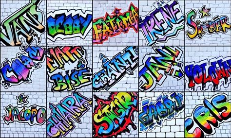 Name in Graffiti style (Arte a Scuola) | Graffiti names, Graffiti art letters, Graffiti