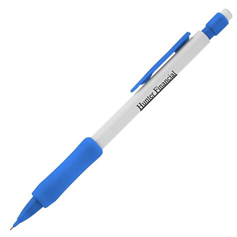 4imprint.com: Rubber Grip Mechanical Pencil - White 100705-W