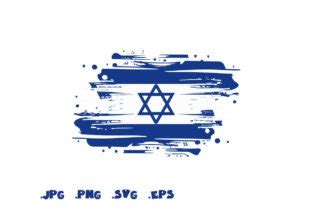 Israel Flag Vector Graphic by Joanna Redesiuk · Creative Fabrica