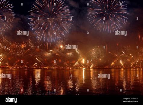 Doha, Qatar- National Day, Fireworks on Corniche Stock Photo - Alamy