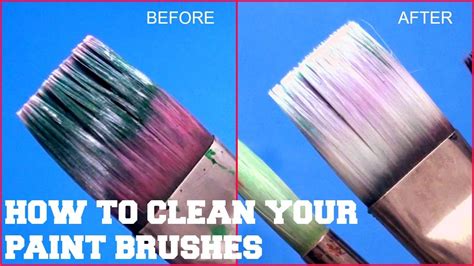 How to Clean Dried Acrylic Paint Brushes? - Housekeepingbay