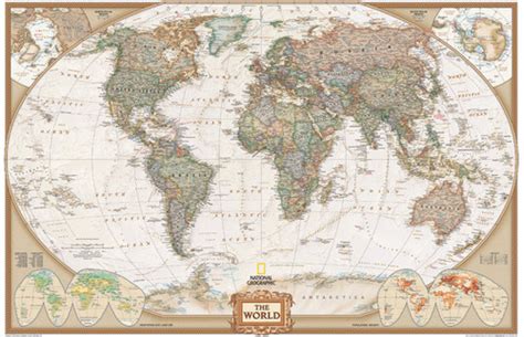 Classic Edition World Wall Maps - Rand McNally Store