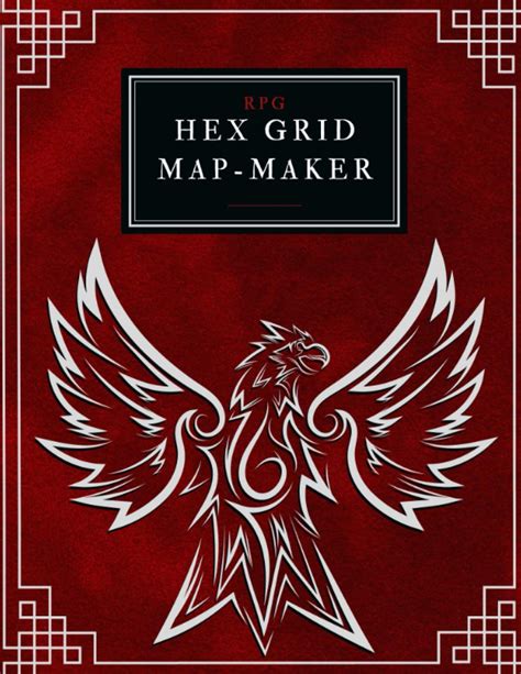 Buy RPG Hex Grid -Maker (SMALL): 200 pages of hex-grid paper to build your world and DND hex ...