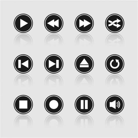 Play Pause Button Vector at Vectorified.com | Collection of Play Pause ...