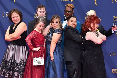 The cast of Born This Way on the red carpet at the 2018 Creative Arts Emmys. | Television Academy