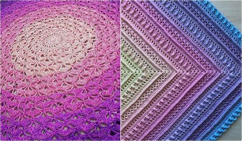 Ombre Baby Blanket Free Crochet Patterns