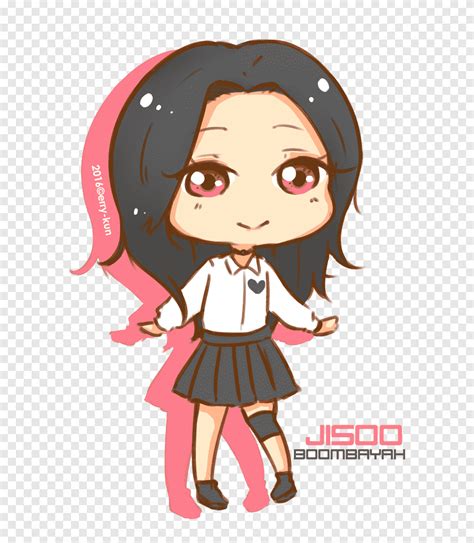 BLACKPINK Fan art K-pop YG Entertainment Chibi, Chibi, child, black Hair png | PNGEgg