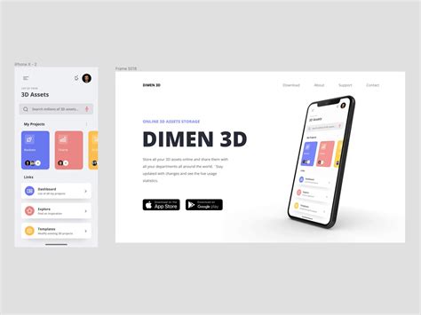 3D Mockups in Figma by Vectary by Milan Gladiš on Dribbble