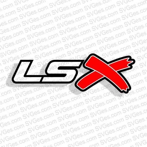 LS X Logo SVG - Machine Embroidery designs and SVG files