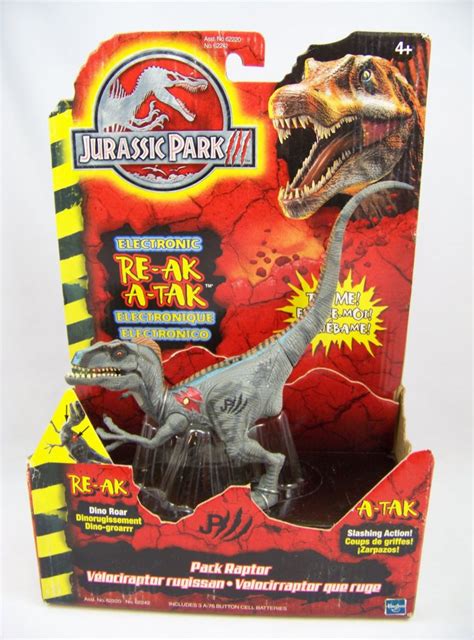 Jurassic Park JP3 III Electronic Sound Activated Stalking Raptor W/ Whistle, New ...