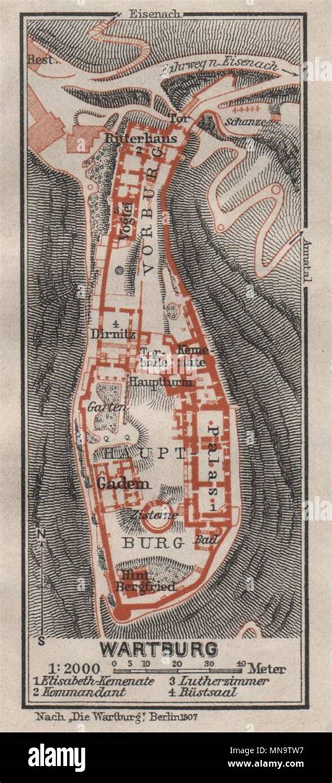 Wartburg Castle Map