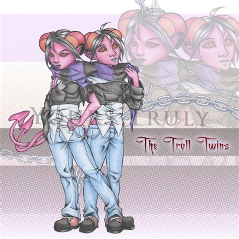 The Troll Twins colored by Yours Truly