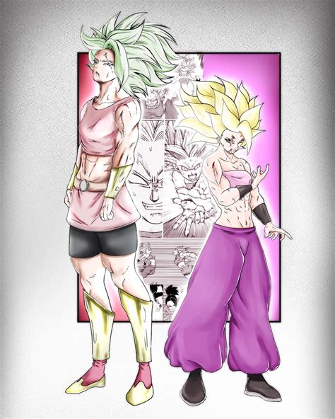 Kale and Caulifla by RenaldoTheClan on DeviantArt