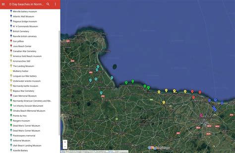 The Best Normandy Landing Beaches Map - Normandy Gite Holidays