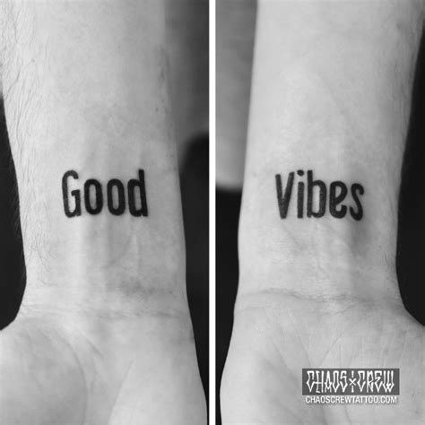 Good Vibes, tinytattoo – Tattoo Studio München | CHAOS CREW ...