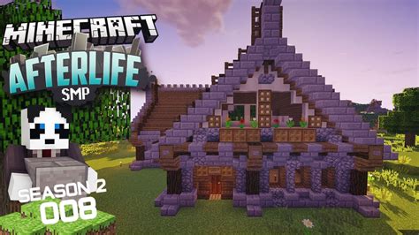 Minecraft AfterLife SMP S2E8: Building A Spawn House (Minecraft 1.10 Survival Multiplayer) - YouTube