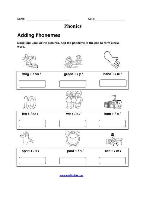 Englishlinx.com | Phonics Worksheets