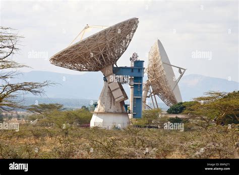 Longonot earth satellite in the Rift Valley, Kenya Stock Photo - Alamy