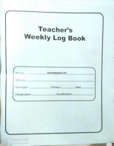 Teachers log book - New format for Mumbai and beyond