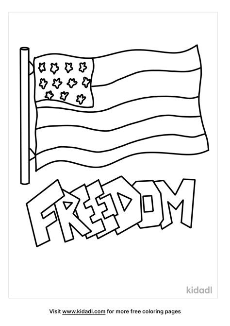 Freedom Coloring Pages - Coloring Home