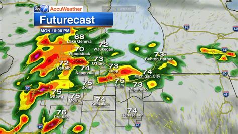 Chicago Weather Radar: Severe storms, isolated tornado possible Monday ...