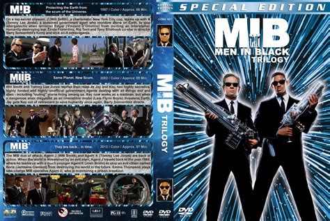 Men In Black Trilogy - Movie DVD Custom Covers - Men In Black Trilogy-v2 :: DVD Covers