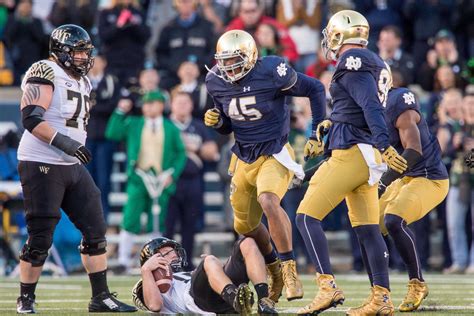 Series Recap: Notre Dame vs. Wake Forest - One Foot Down